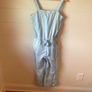 LOFT chambray summer jumpsuit  Womens M